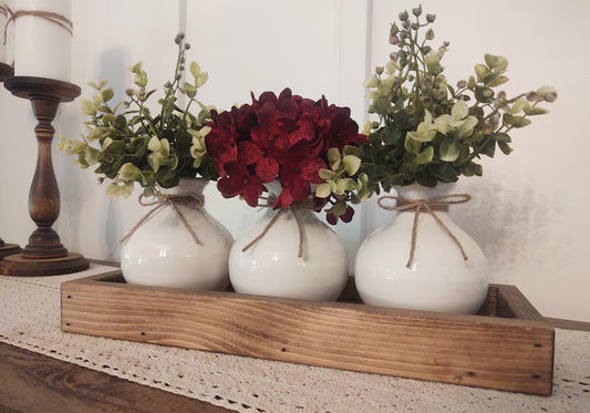 Rustic centerpiece, Farmhouse table decor, boho home decor, farmhouse kitchen, French country, wedding party centerpiece, boho wedding decor